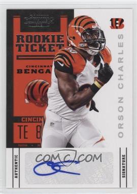 2012 Panini Contenders - [Base] #176.1 - Rookie Ticket - Orson Charles