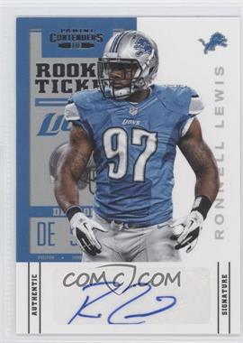 2012 Panini Contenders - [Base] #181.1 - Rookie Ticket - Ronnell Lewis /266