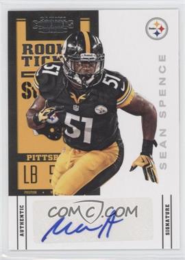 2012 Panini Contenders - [Base] #183.1 - Rookie Ticket - Sean Spence