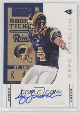 2012 Panini Contenders - [Base] #187.1 - Rookie Ticket - Greg Zuerlein /454