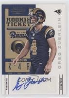 Rookie Ticket Variation - Greg Zuerlein #/175