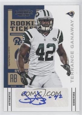 2012 Panini Contenders - [Base] #189.2 - Rookie Ticket Variation - Terrance Ganaway /200