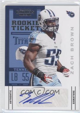 2012 Panini Contenders - [Base] #199.1 - Rookie Ticket - Zach Brown
