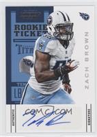 Rookie Ticket Variation - Zach Brown