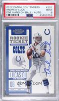 Rookie Ticket RPS - Andrew Luck (Ball in Right Hand) [PSA 9 MINT] #/5…