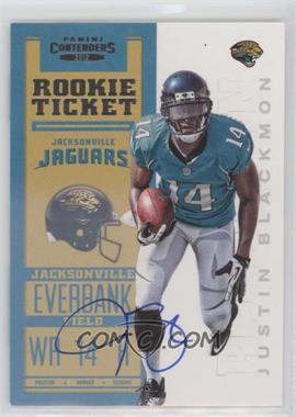 2012 Panini Contenders - [Base] #205.1 - Rookie Ticket RPS - Justin Blackmon /550