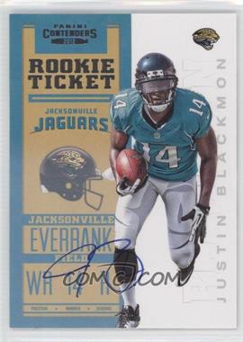 2012 Panini Contenders - [Base] #205.1 - Rookie Ticket RPS - Justin Blackmon /550