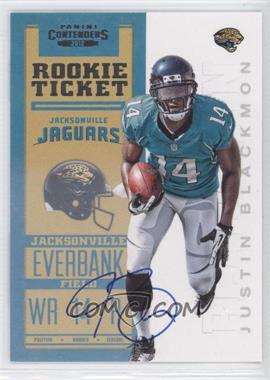 2012 Panini Contenders - [Base] #205.1 - Rookie Ticket RPS - Justin Blackmon /550