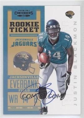 2012 Panini Contenders - [Base] #205.1 - Rookie Ticket RPS - Justin Blackmon /550