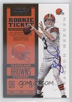 Rookie Ticket RPS - Brandon Weeden #/550