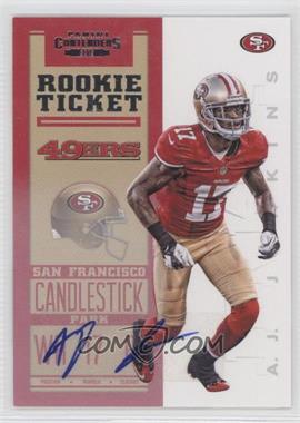 2012 Panini Contenders - [Base] #210.1 - Rookie Ticket RPS - A.J. Jenkins