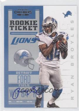 2012 Panini Contenders - [Base] #222.1 - Rookie Ticket RPS - Ryan Broyles