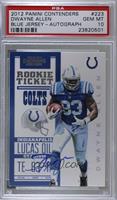 Rookie Ticket RPS - Dwayne Allen [PSA 10 GEM MT]