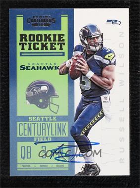 2012 Panini Contenders - [Base] #225.1 - Rookie Ticket RPS - Russell Wilson /550