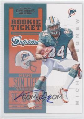2012 Panini Contenders - [Base] #226.1 - Rookie Ticket RPS - Michael Egnew