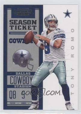 2012 Panini Contenders - [Base] #25 - Season Ticket - Tony Romo