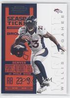 Season Ticket - Willis McGahee