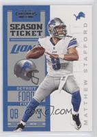 Season Ticket - Matthew Stafford