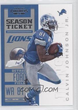 2012 Panini Contenders - [Base] #33 - Season Ticket - Calvin Johnson Jr.