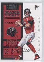 Season Ticket - Matt Ryan