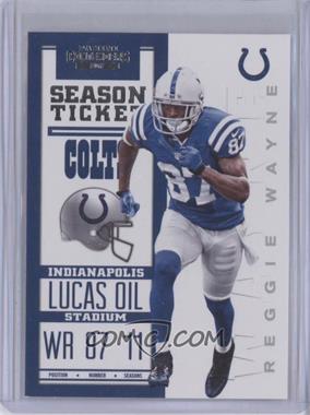 2012 Panini Contenders - [Base] #41 - Season Ticket - Reggie Wayne