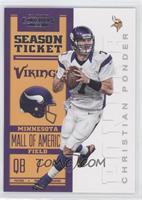 Season Ticket - Christian Ponder