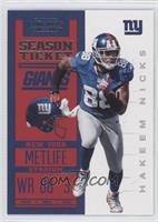 Season Ticket - Hakeem Nicks