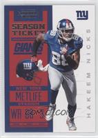 Season Ticket - Hakeem Nicks