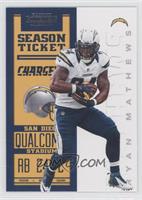 Season Ticket - Ryan Mathews