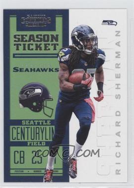 2012 Panini Contenders - [Base] #86 - Season Ticket - Richard Sherman