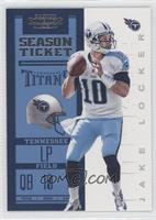 Season Ticket - Jake Locker