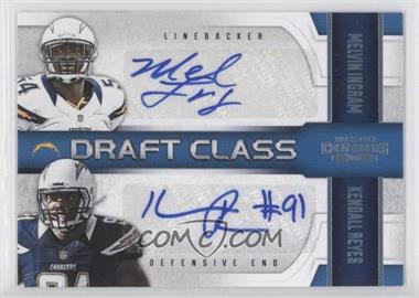 2012 Panini Contenders - Draft Class Autographs #19 - Kendall Reyes, Melvin Ingram /15