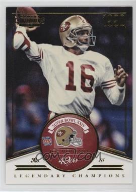 2012 Panini Contenders - Legendary Champions - Gold #16 - Joe Montana /100