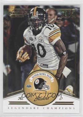 2012 Panini Contenders - Legendary Champions - Gold #4 - Santonio Holmes /100