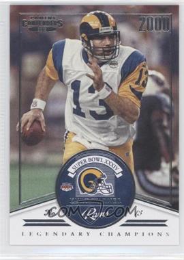 2012 Panini Contenders - Legendary Champions #10 - Kurt Warner