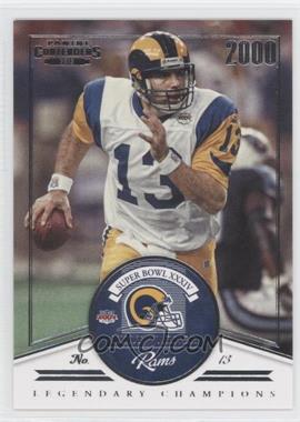 2012 Panini Contenders - Legendary Champions #10 - Kurt Warner