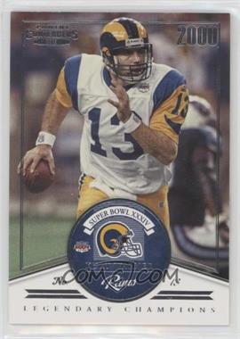 2012 Panini Contenders - Legendary Champions #10 - Kurt Warner