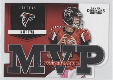 2012 Panini Contenders - MVP Contenders #10 - Matt Ryan