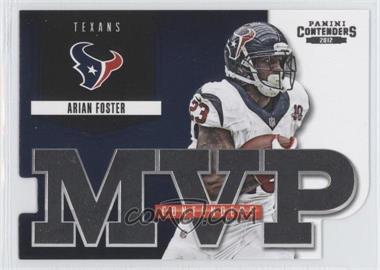 2012 Panini Contenders - MVP Contenders #3 - Arian Foster