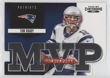 2012 Panini Contenders - MVP Contenders #4 - Tom Brady