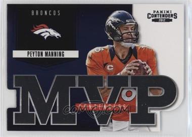 2012 Panini Contenders - MVP Contenders #5 - Peyton Manning