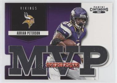 2012 Panini Contenders - MVP Contenders #9 - Adrian Peterson