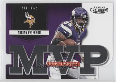 2012 Panini Contenders - MVP Contenders #9 - Adrian Peterson