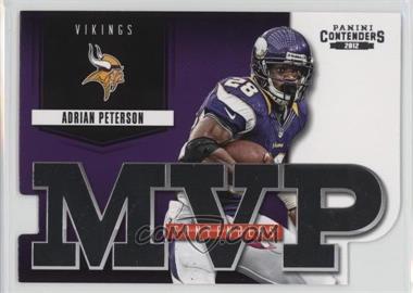 2012 Panini Contenders - MVP Contenders #9 - Adrian Peterson