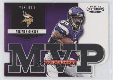 2012 Panini Contenders - MVP Contenders #9 - Adrian Peterson