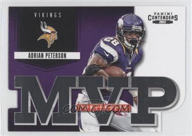 2012 Panini Contenders - MVP Contenders #9 - Adrian Peterson