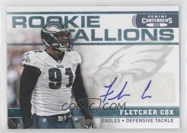 2012 Panini Contenders - Rookie Stallions Autographs #24 - Fletcher Cox /25