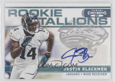 2012 Panini Contenders - Rookie Stallions Autographs #5 - Justin Blackmon /25