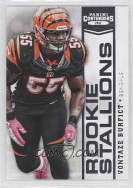 2012 Panini Contenders - Rookie Stallions #20 - Vontaze Burfict