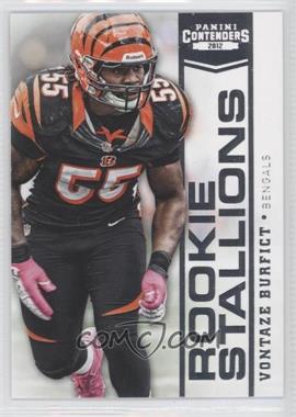 2012 Panini Contenders - Rookie Stallions #20 - Vontaze Burfict